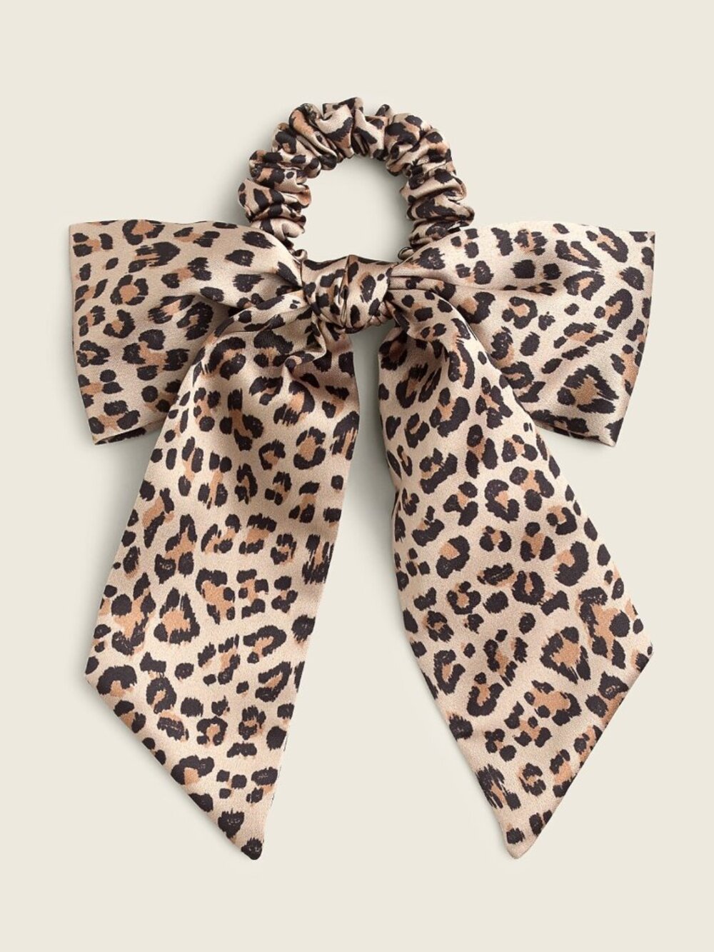 NWT J. Crew Satin Scrunchie with Bow